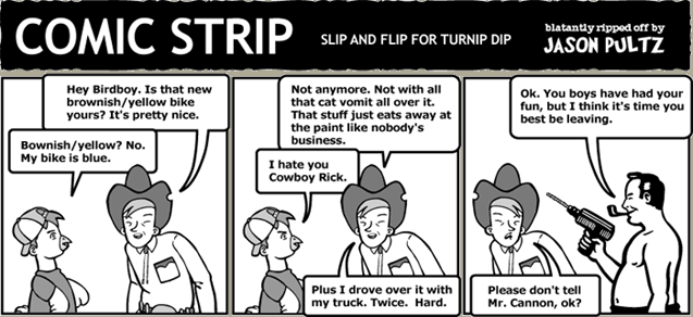 Slip And Flip For Turnip Dip